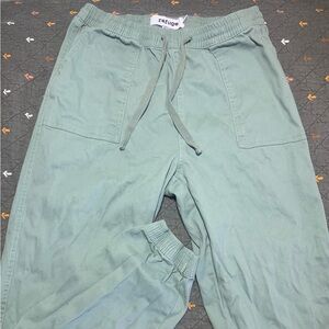 Mint Green Relaxed Joggers | S